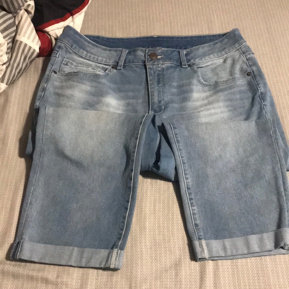Denim shorts